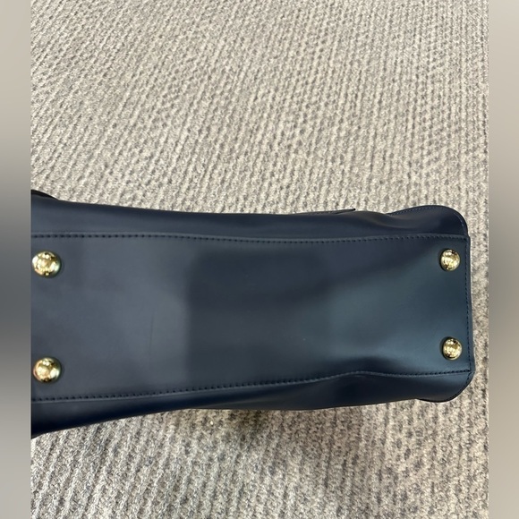 ZAC POSEN Navy Blue Eartha Top Handle Bag, NWOT! - Picture 4 of 15